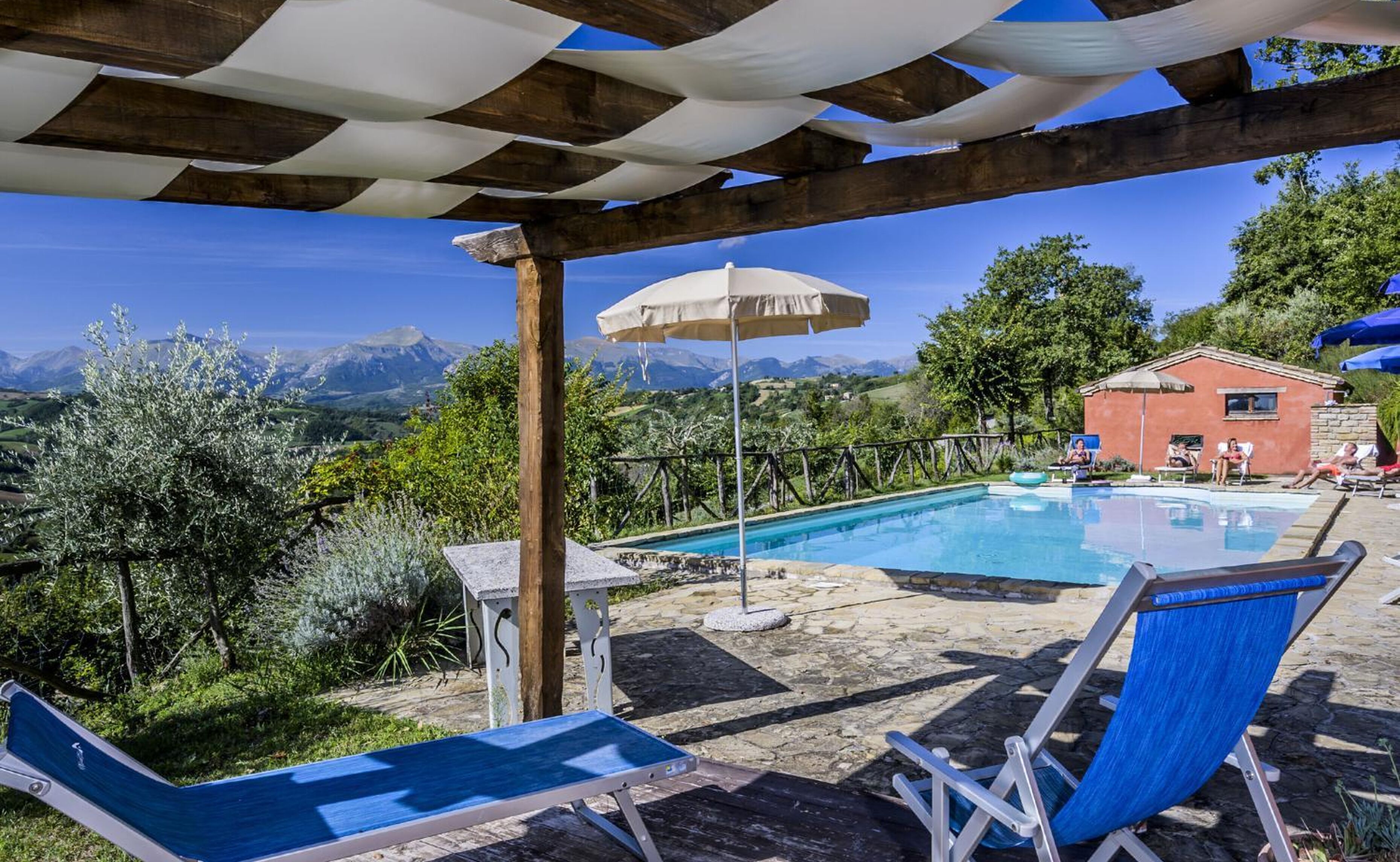 Splendid Apartment With Pool in Monte San Martino